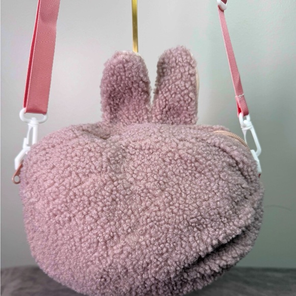 Plush Crossbody bag monster Design Bunny Ears 34 x 12 x 26 New - Picture 6 of 11